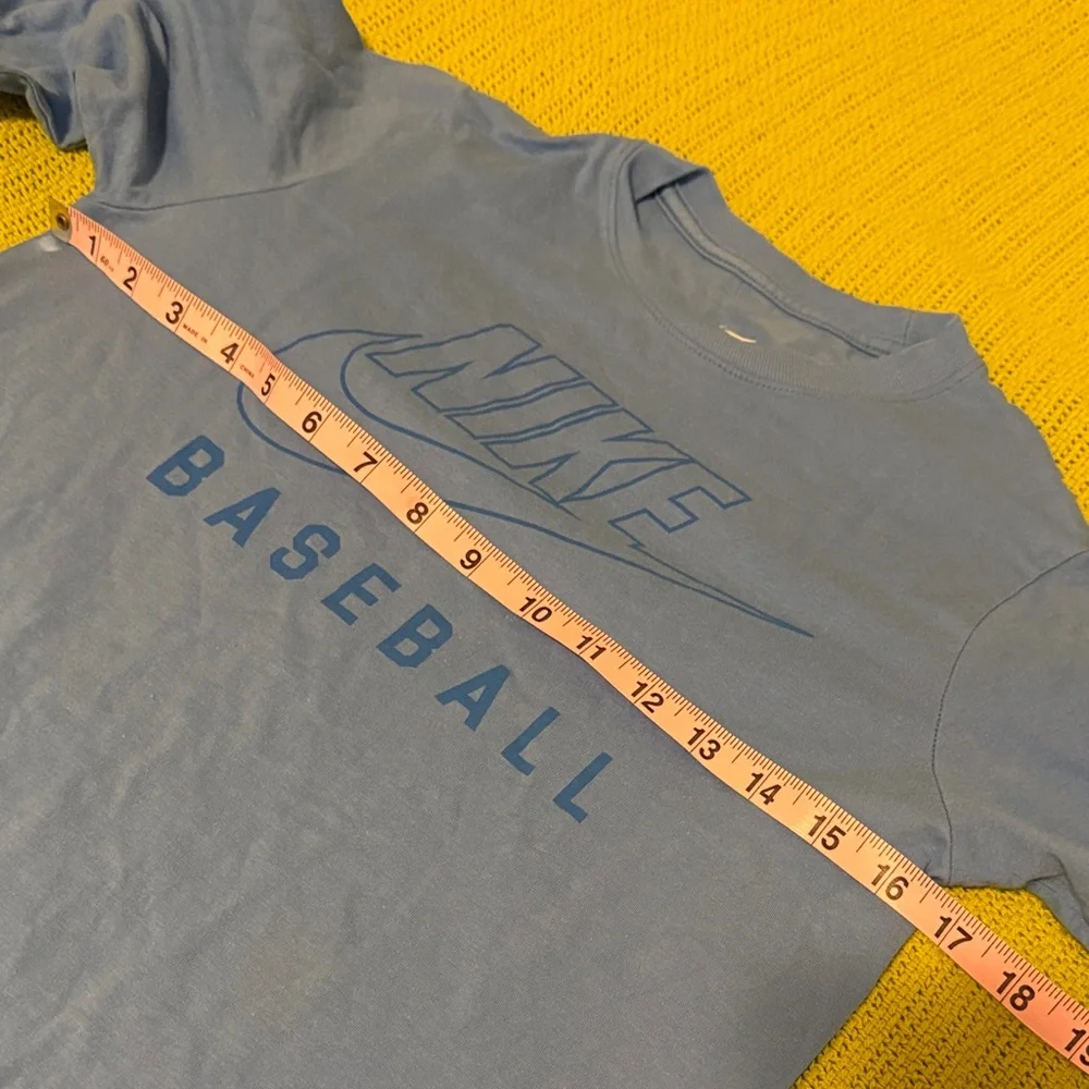 Nike Long Sleeve Baseball Tee - Light Blue